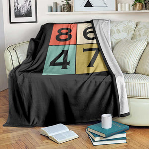 Retro Vintage 8647 Throw Blanket Classic Vintage 80s Style TS14 Print Your Wear