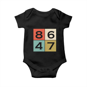 Retro Vintage 8647 Baby Onesie Classic Vintage 80s Style TS14 Black Print Your Wear