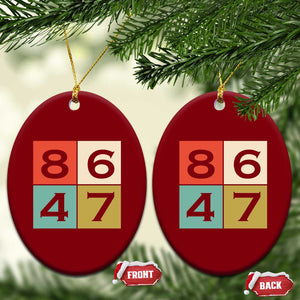 Retro Vintage 8647 Ceramic Ornament Classic Vintage 80s Style TS14 Print Your Wear