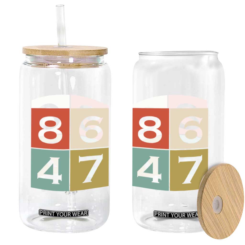 Retro Vintage 8647 Glass Can Classic Vintage 80s Style TS14 Print Your Wear