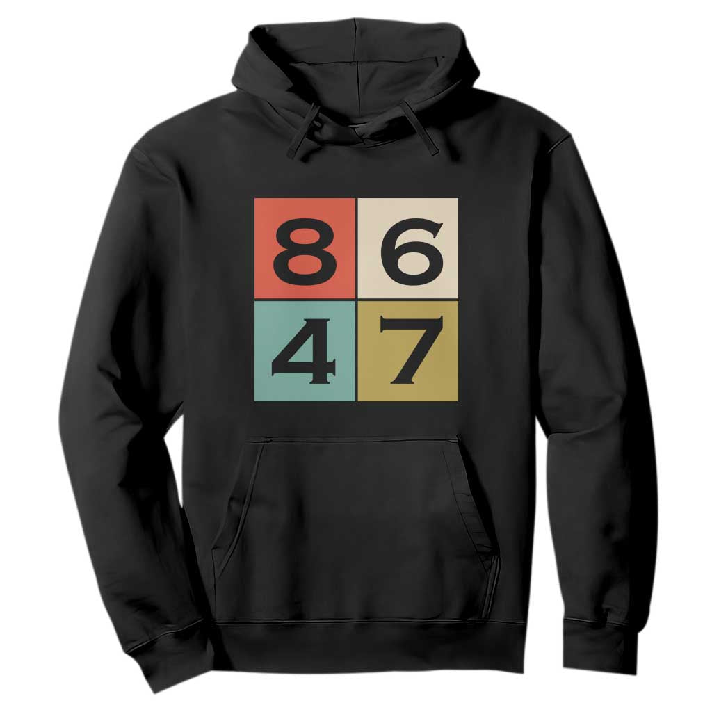 Retro Vintage 8647 Hoodie Classic Vintage 80s Style TS14 Black Print Your Wear