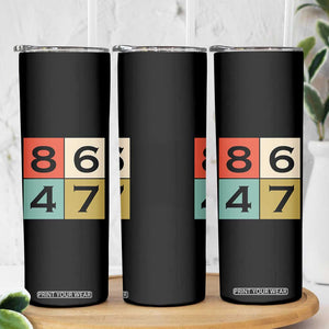 Retro Vintage 8647 Skinny Tumbler Classic Vintage 80s Style TS14 Print Your Wear