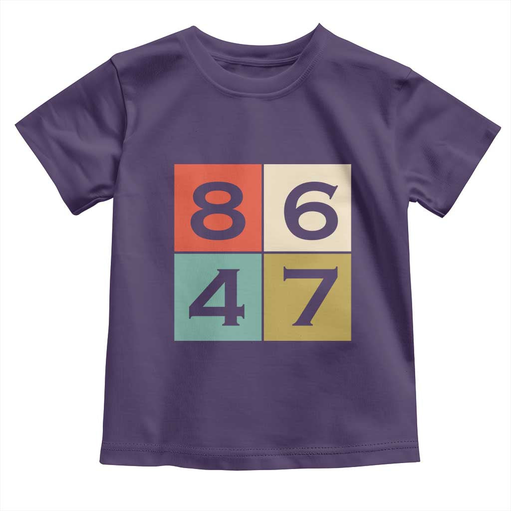 Retro Vintage 8647 Toddler T Shirt Classic Vintage 80s Style TS14 Purple Print Your Wear