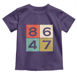 Retro Vintage 8647 Toddler T Shirt Classic Vintage 80s Style TS14 Purple Print Your Wear