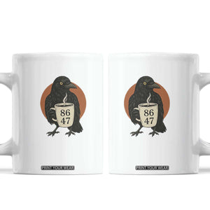 8647 Impeach Trump Coffee Mug Classic Vintage 80s Style TS14 White Print Your Wear