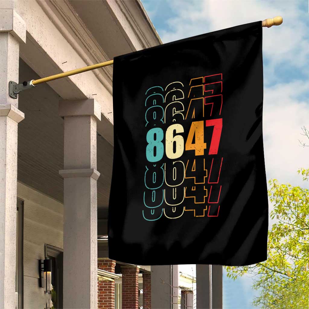 Retro Vintage 8647 Garden Flag Subtle Anti FDT TS14 Print Your Wear