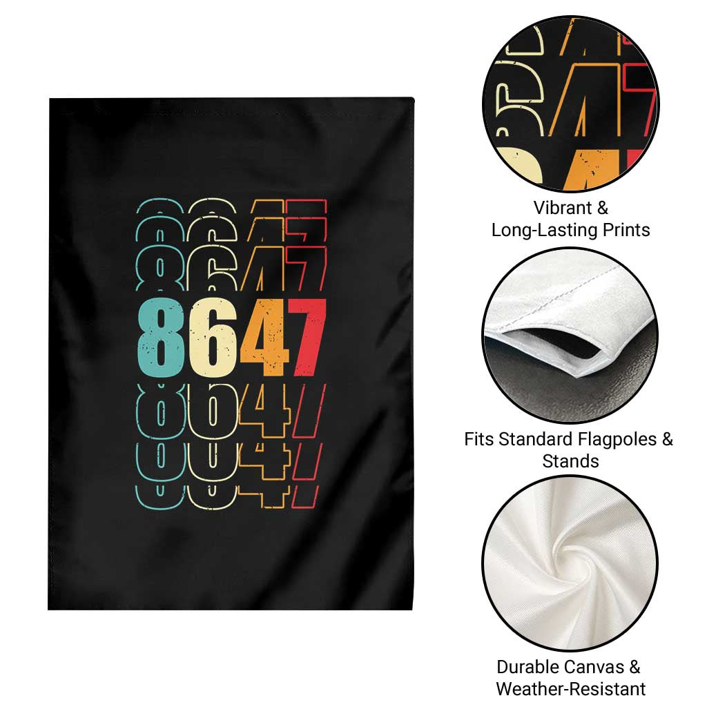Retro Vintage 8647 Garden Flag Subtle Anti FDT TS14 Print Your Wear