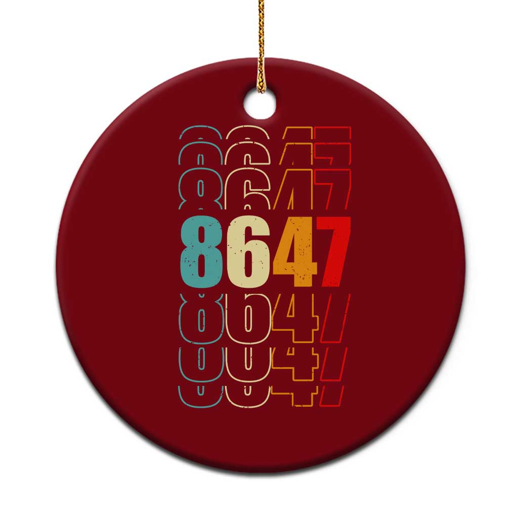 Retro Vintage 8647 Ceramic Ornament Subtle Anti FDT TS14 1pc Red Print Your Wear