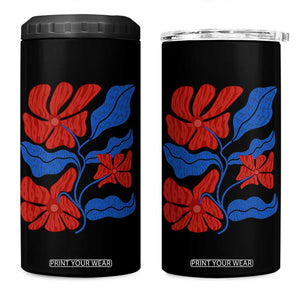 86 47 Boho Floral Matisse 4 in 1 Can Cooler Tumbler No Kings Oligarchy FDT Political Protest TS14 One Size: 16 oz Black Print Your Wear