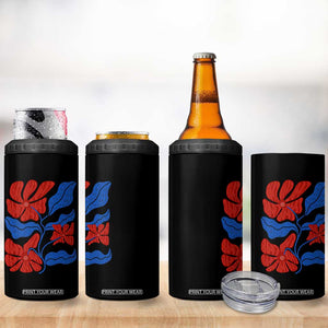 86 47 Boho Floral Matisse 4 in 1 Can Cooler Tumbler No Kings Oligarchy FDT Political Protest TS14 Print Your Wear