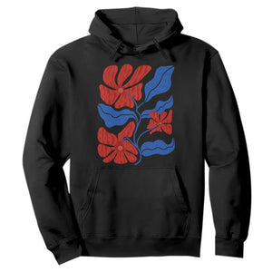 86 47 Boho Floral Matisse Hoodie No Kings Oligarchy FDT Political Protest TS14 Black Print Your Wear