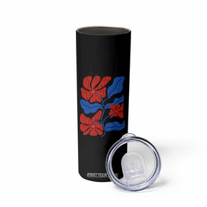 86 47 Boho Floral Matisse Skinny Tumbler No Kings Oligarchy FDT Political Protest TS14 Print Your Wear