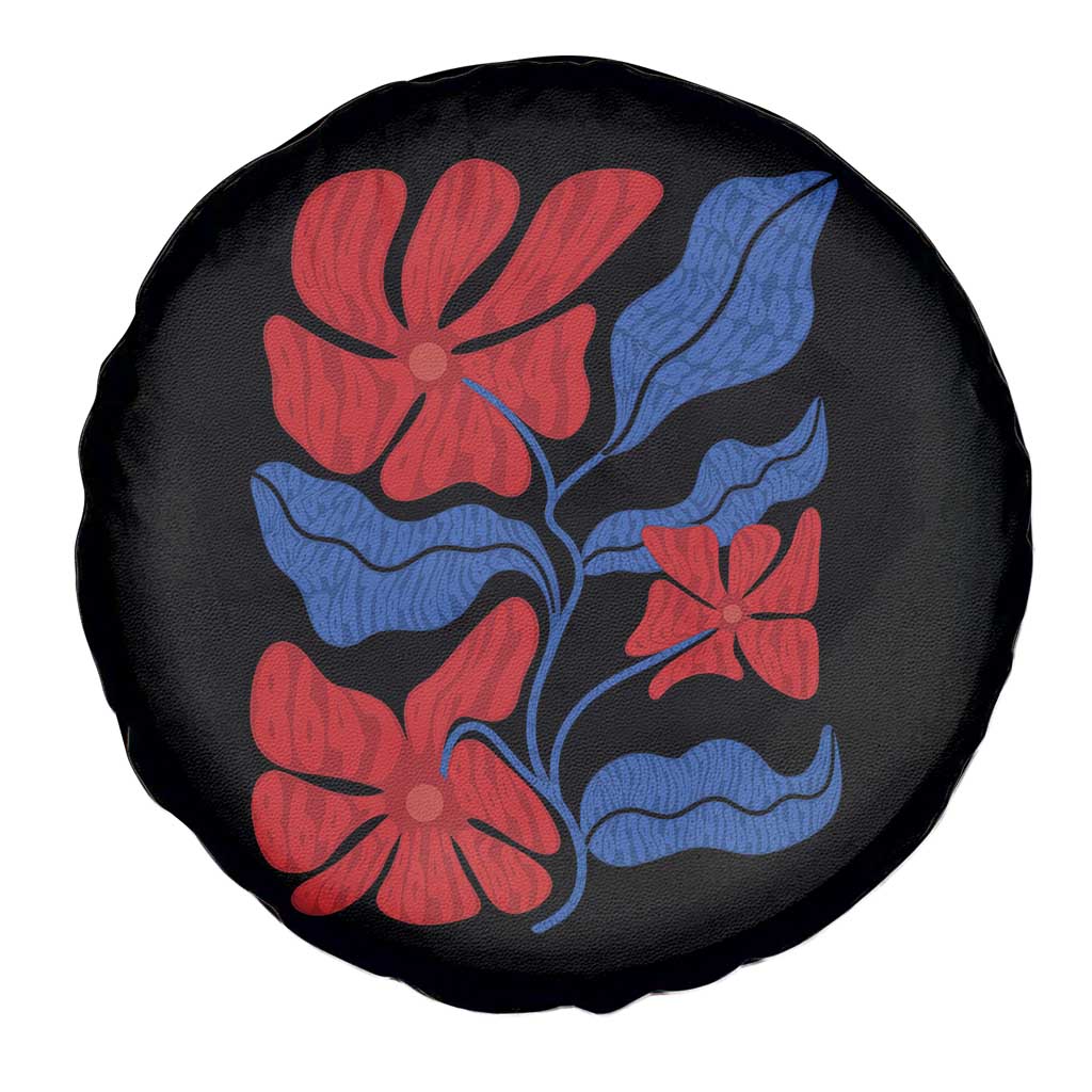 86 47 Boho Floral Matisse Spare Tire Cover No Kings Oligarchy FDT Political Protest TS14 Print Your Wear