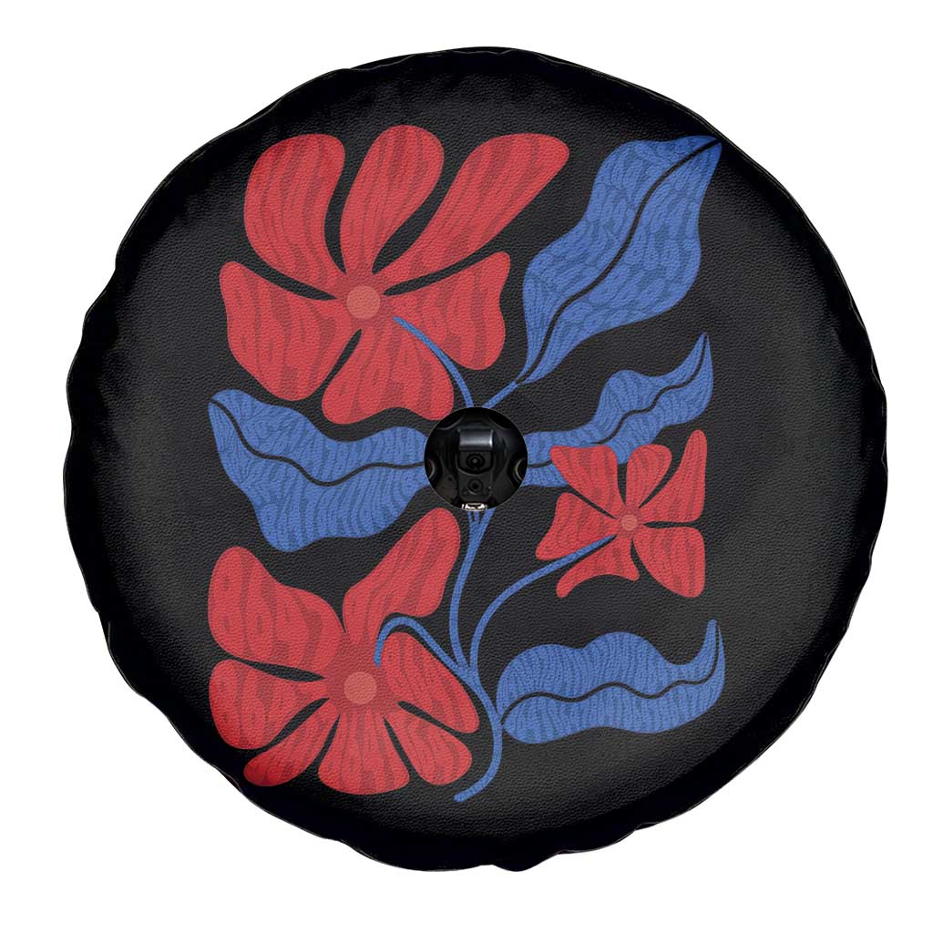 86 47 Boho Floral Matisse Spare Tire Cover No Kings Oligarchy FDT Political Protest TS14 Print Your Wear
