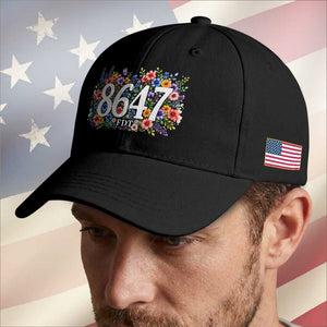 86 47 Floral Boho Style Baseball Cap Subtle FDT TS14 Print Your Wear