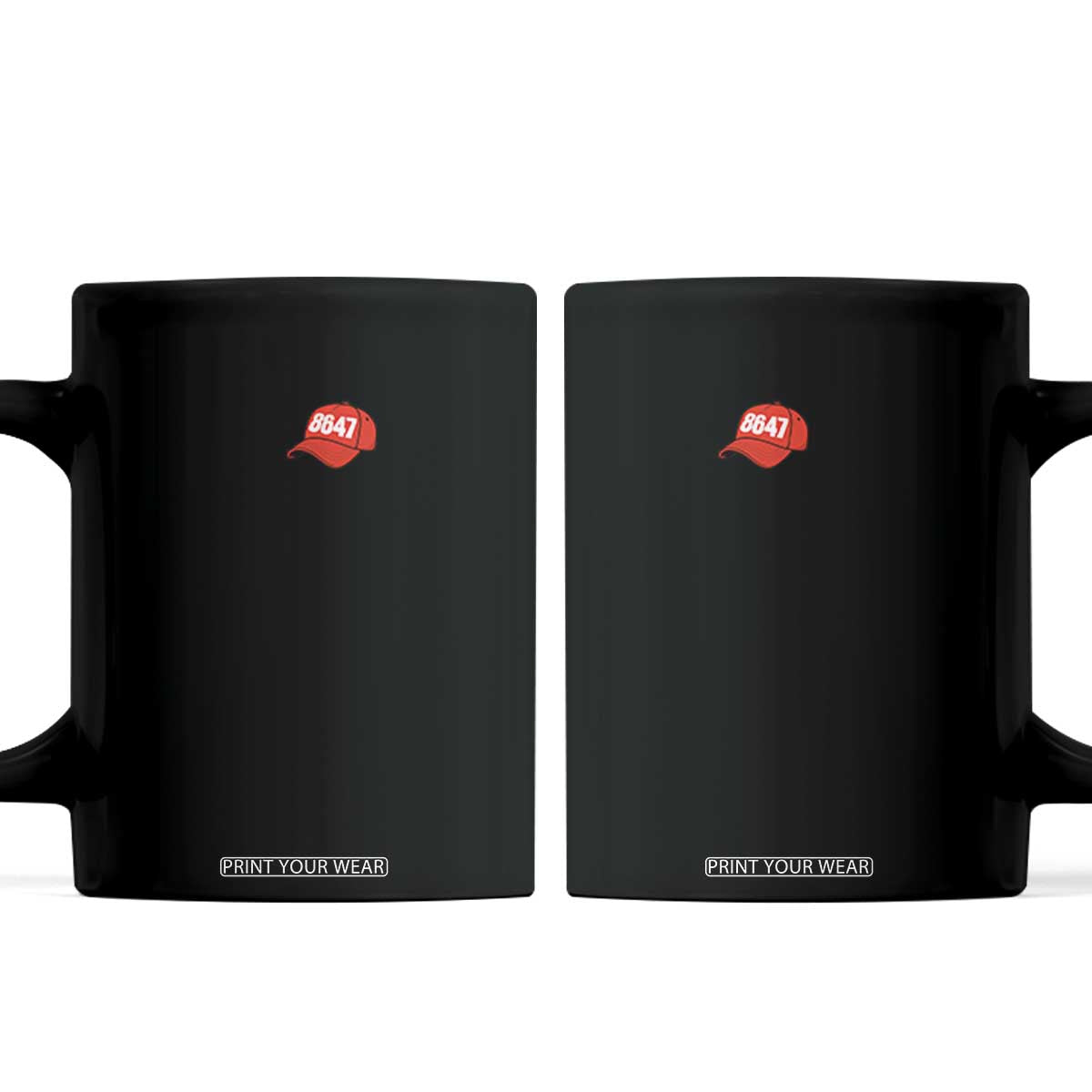 8647 Impeach Trump Coffee Mug Subtle FDT Red Hat Political Protest TS14 Black Print Your Wear