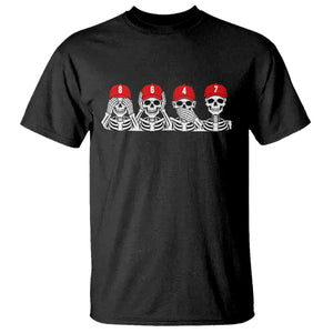 86 47 Subtle Anti FDT T Shirt Funny Skeleton Wearing Hat Sarcastic Political TS14 Black Print Your Wear
