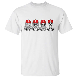 86 47 Subtle Anti FDT T Shirt Funny Skeleton Wearing Hat Sarcastic Political TS14 White Print Your Wear