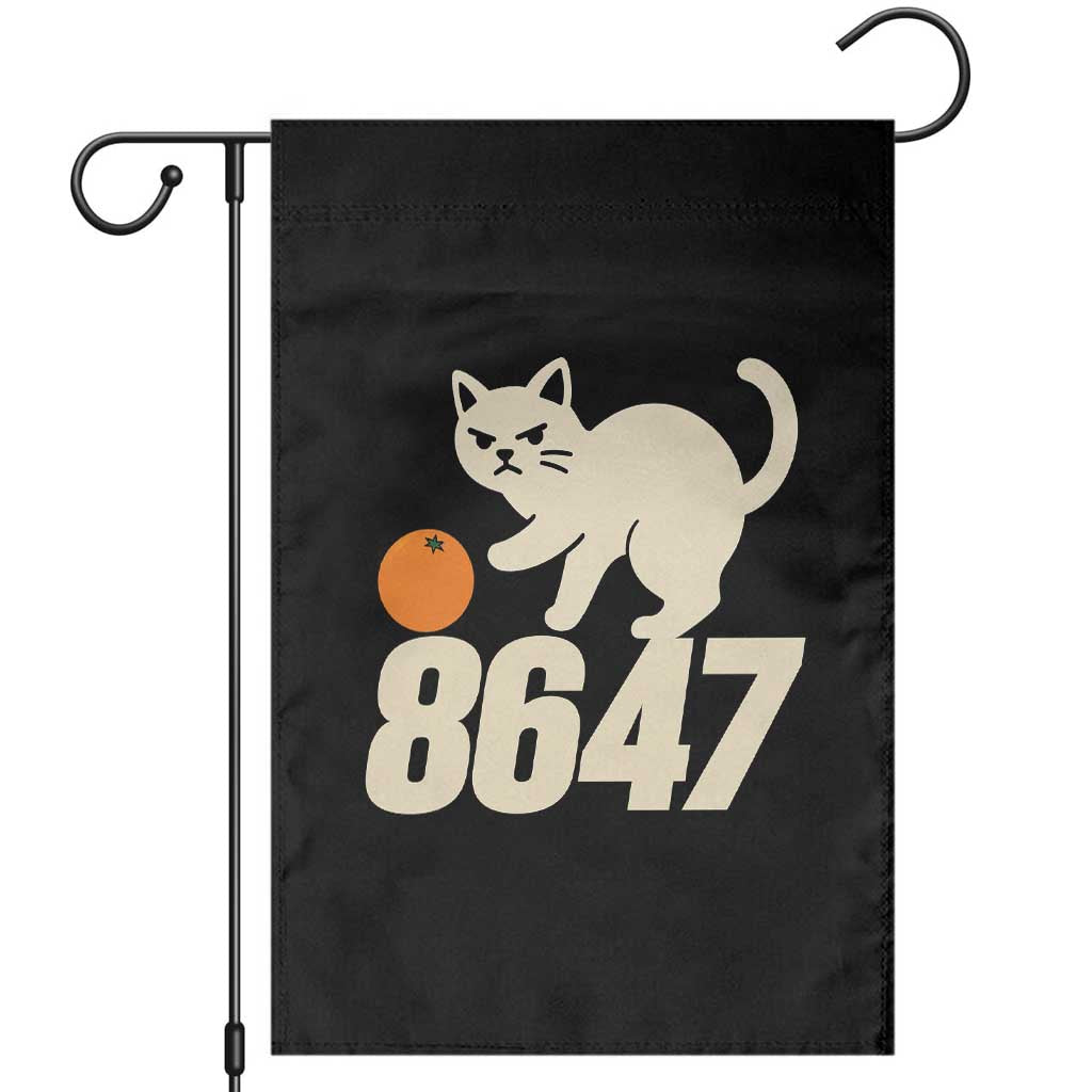 8647 FDT Garden Flag Funny Cat Political Meme TS14 Black Print Your Wear