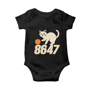 8647 FDT Baby Onesie Funny Cat Political Meme TS14 Black Print Your Wear