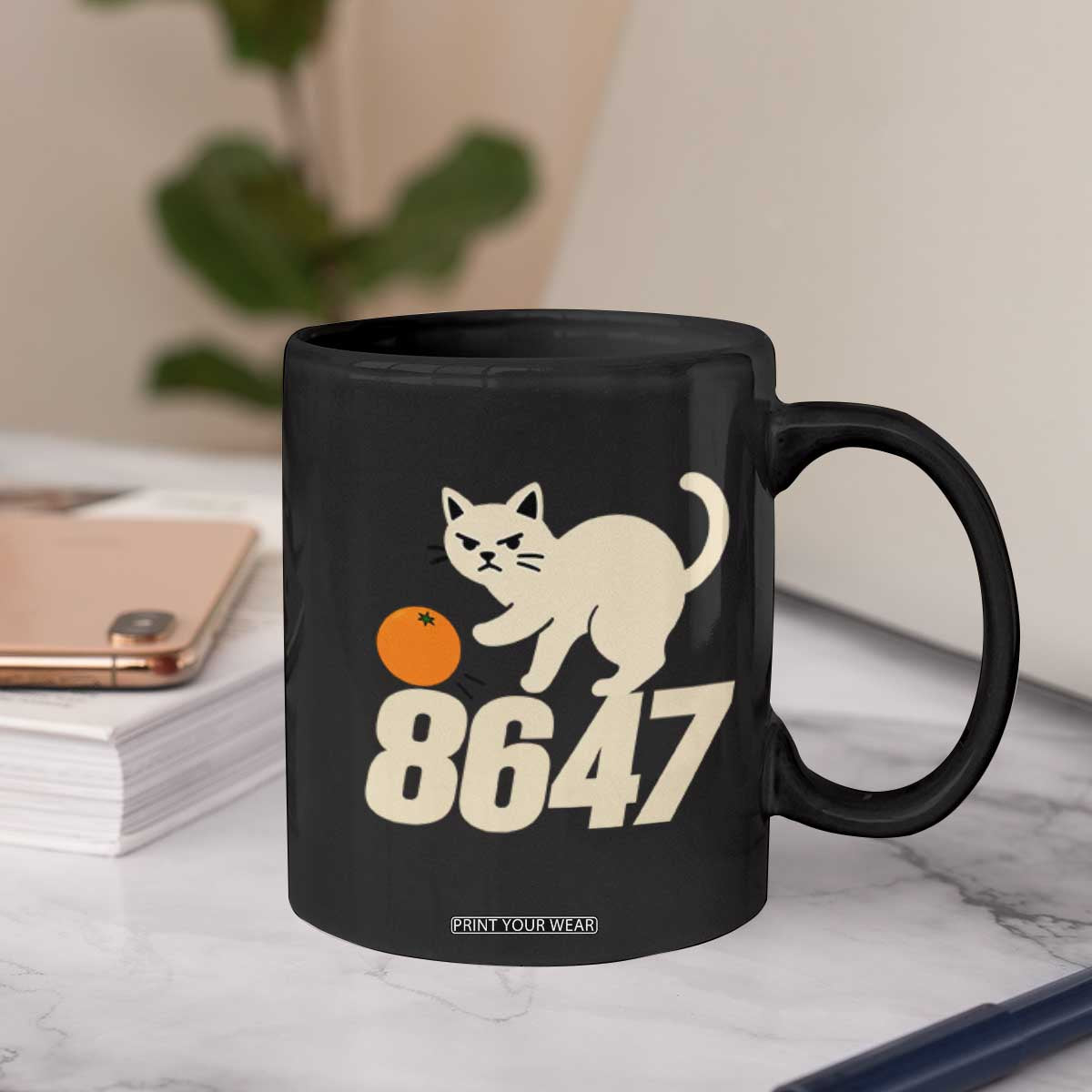 8647 FDT Coffee Mug Funny Cat Political Meme TS14 Print Your Wear