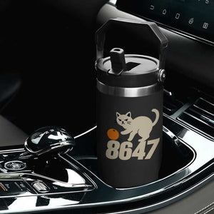 8647 FDT Flip Straw Tumbler Funny Cat Political Meme TS14 Print Your Wear