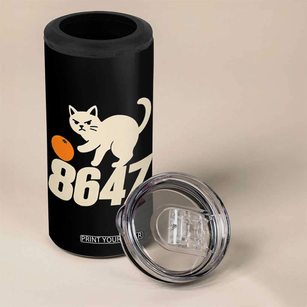 8647 FDT 4 in 1 Can Cooler Tumbler Funny Cat Political Meme TS14 Print Your Wear