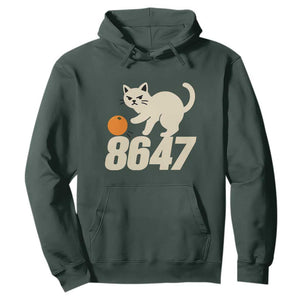 8647 FDT Hoodie Funny Cat Political Meme TS14 Dark Forest Green Print Your Wear