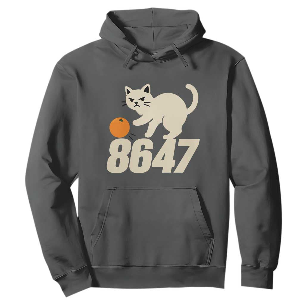 8647 FDT Hoodie Funny Cat Political Meme TS14 Dark Heather Print Your Wear