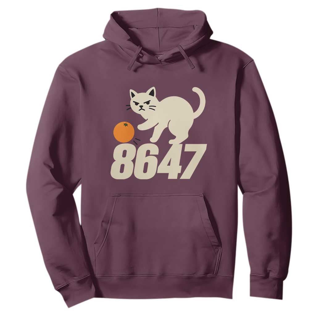 8647 FDT Hoodie Funny Cat Political Meme TS14 Maroon Print Your Wear