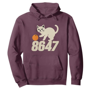 8647 FDT Hoodie Funny Cat Political Meme TS14 Maroon Print Your Wear