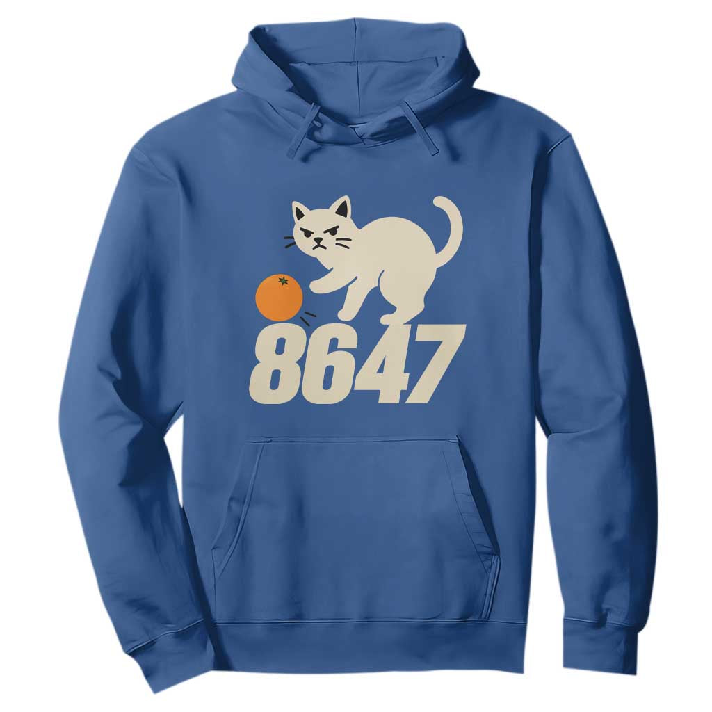 8647 FDT Hoodie Funny Cat Political Meme TS14 Royal Blue Print Your Wear