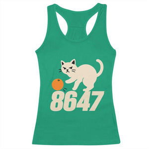 8647 FDT Racerback Tank Top Funny Cat Political Meme TS14 Irish Green Print Your Wear