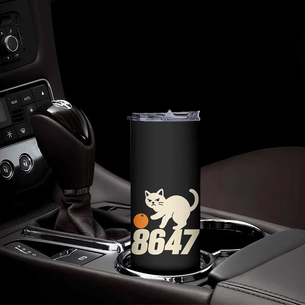 8647 FDT Skinny Tumbler Funny Cat Political Meme TS14 Print Your Wear