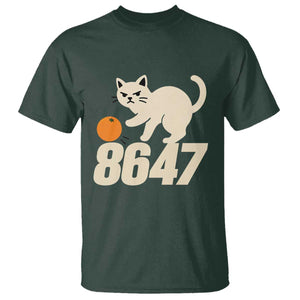 8647 FDT T Shirt Funny Cat Political Meme TS14 Dark Forest Green Print Your Wear
