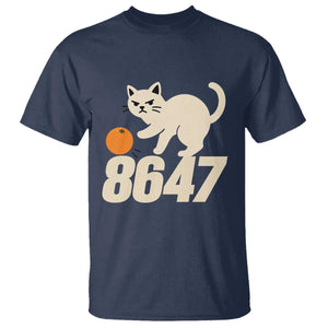 8647 FDT T Shirt Funny Cat Political Meme TS14 Navy Print Your Wear