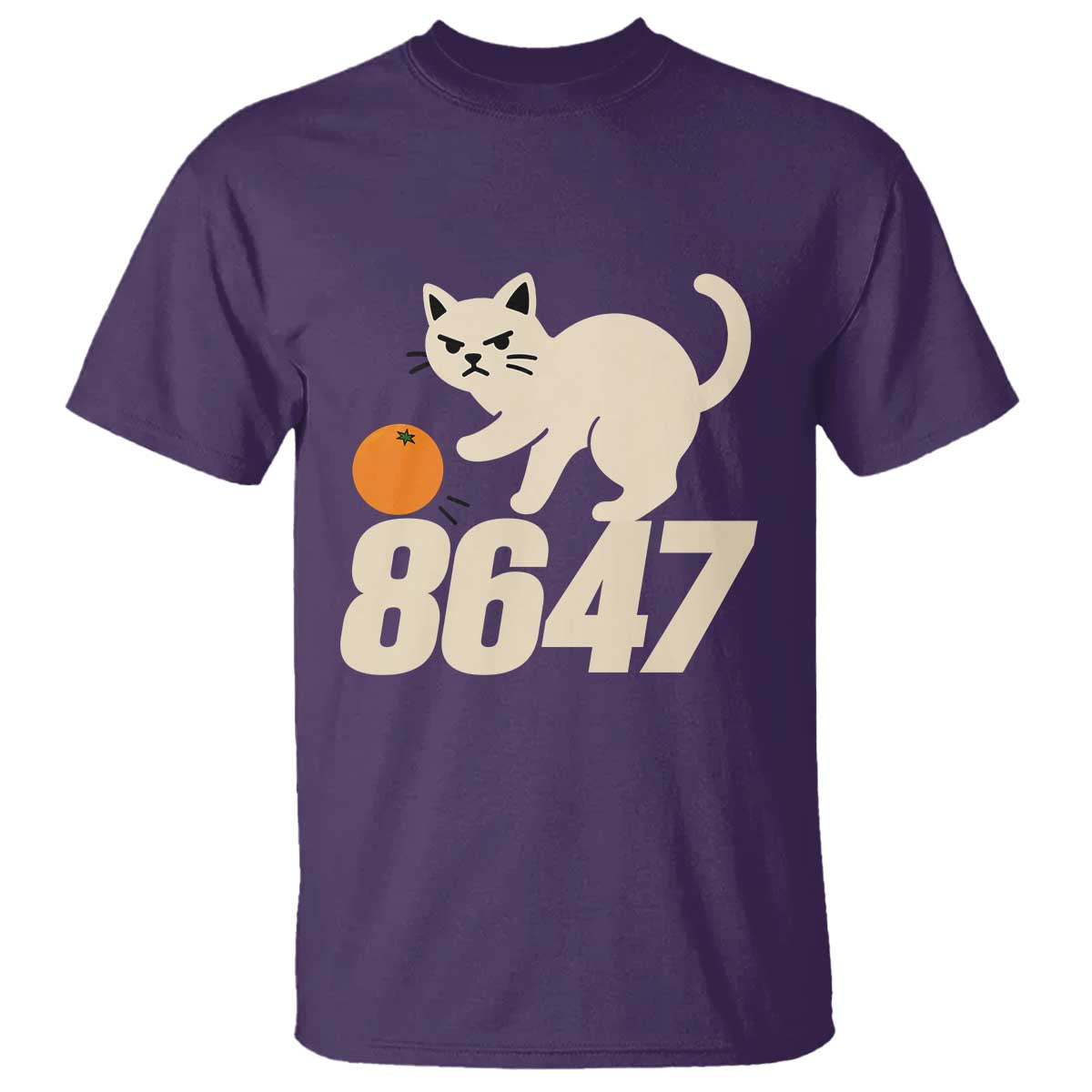 8647 FDT T Shirt Funny Cat Political Meme TS14 Purple Print Your Wear