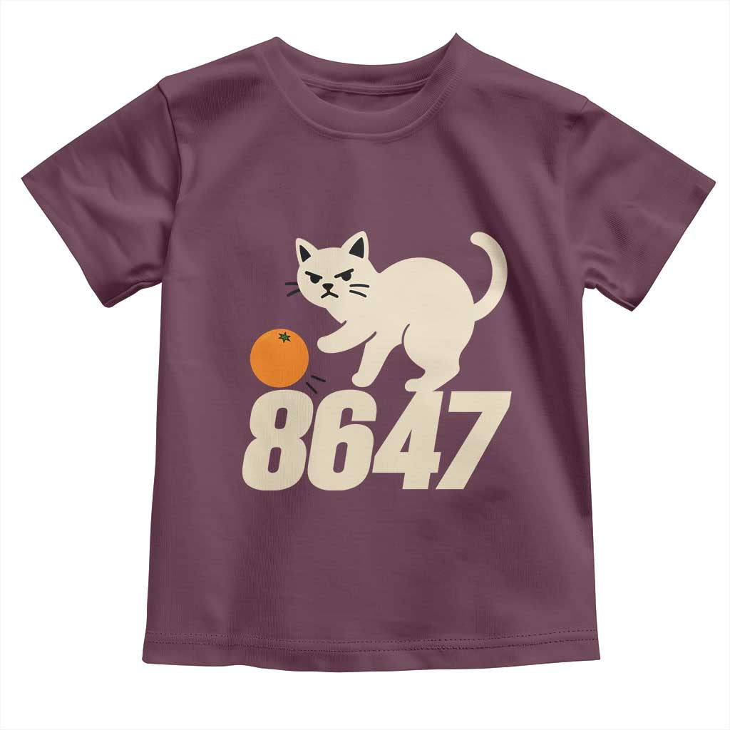 8647 FDT Toddler T Shirt Funny Cat Political Meme TS14 Maroon Print Your Wear