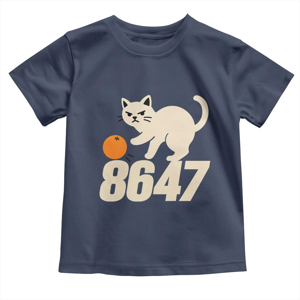 8647 FDT Toddler T Shirt Funny Cat Political Meme TS14 Navy Print Your Wear