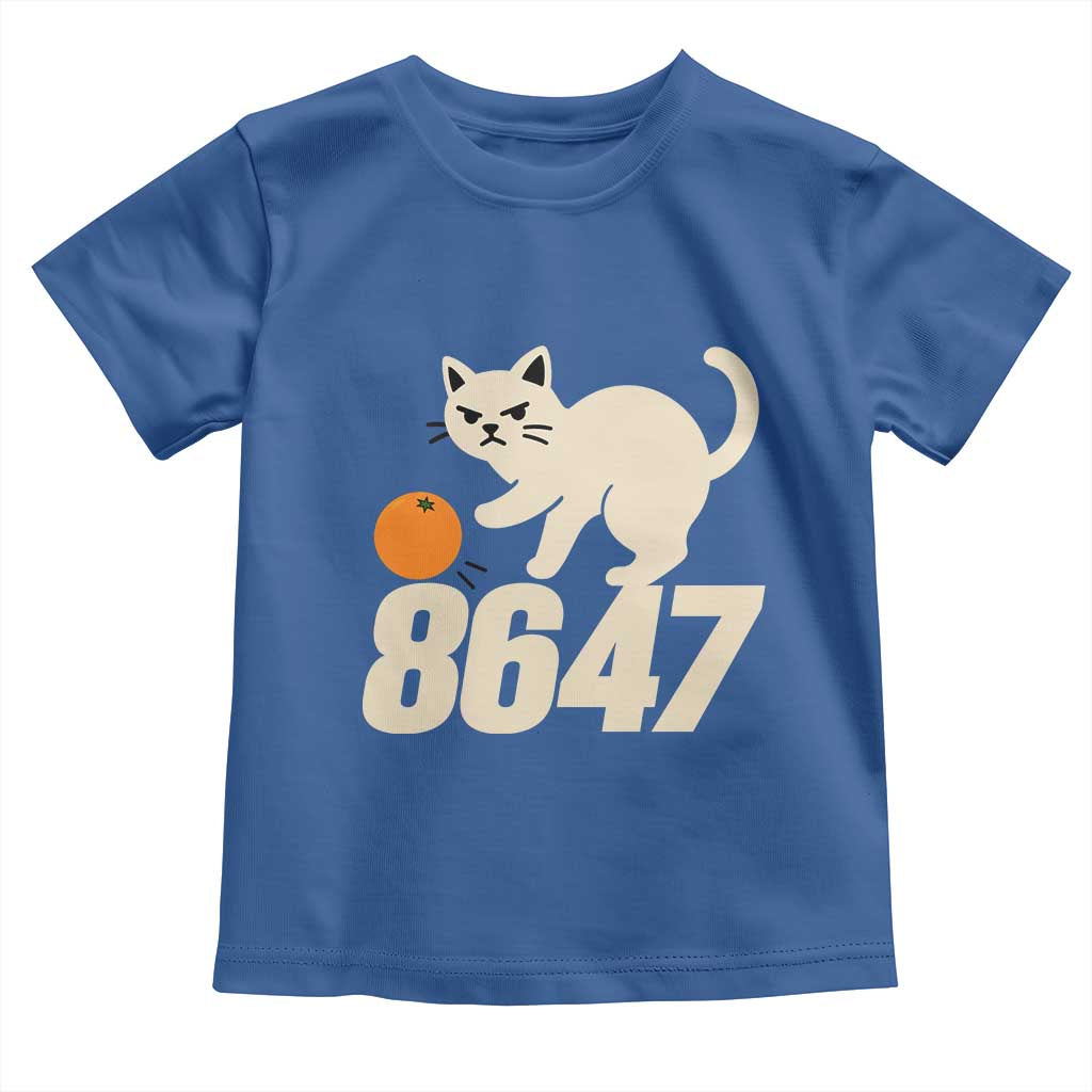 8647 FDT Toddler T Shirt Funny Cat Political Meme TS14 Royal Blue Print Your Wear
