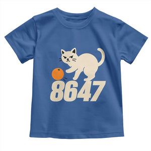 8647 FDT Toddler T Shirt Funny Cat Political Meme TS14 Royal Blue Print Your Wear