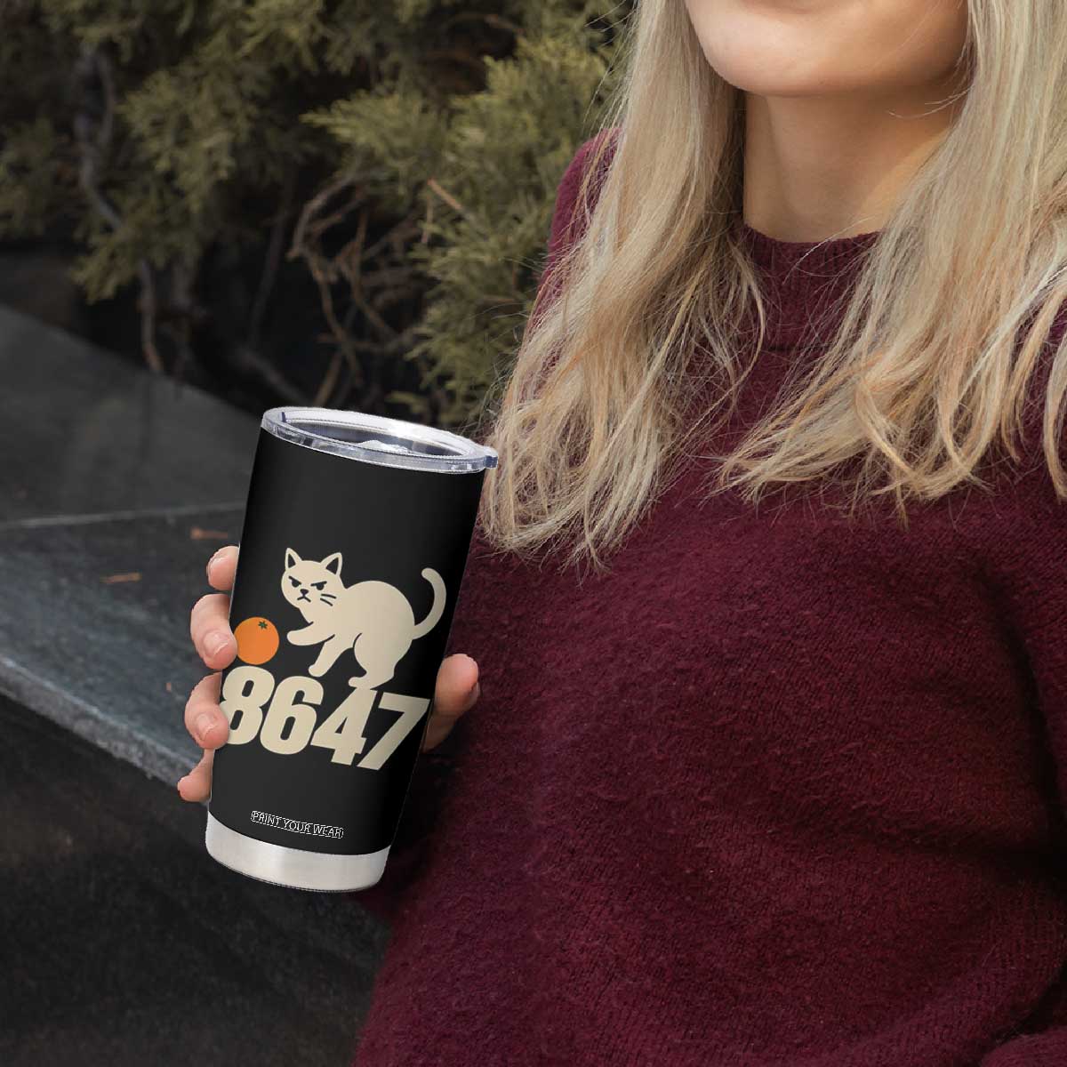 8647 FDT Tumbler Cup Funny Cat Political Meme TS14 Print Your Wear