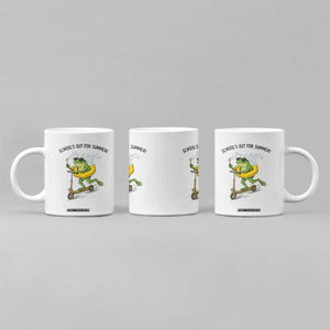 School's Out For Summer Coffee Mug Funny Frog Last Day of School Teacher TS14 Print Your Wear