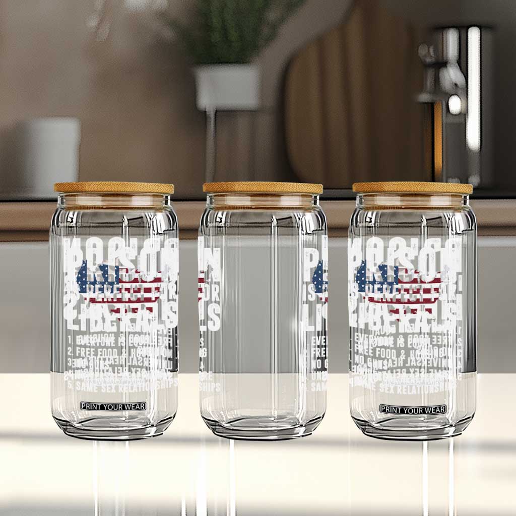 Prison Is Perfect For Liberals Glass Can Anti Liberal Quote