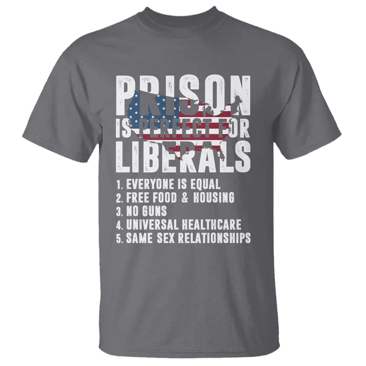 Prison Is Perfect For Liberals T Shirt Anti Liberal Quote