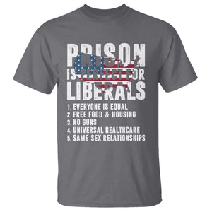 Prison Is Perfect For Liberals T Shirt Anti Liberal Quote
