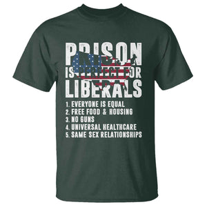 Prison Is Perfect For Liberals T Shirt Anti Liberal Quote