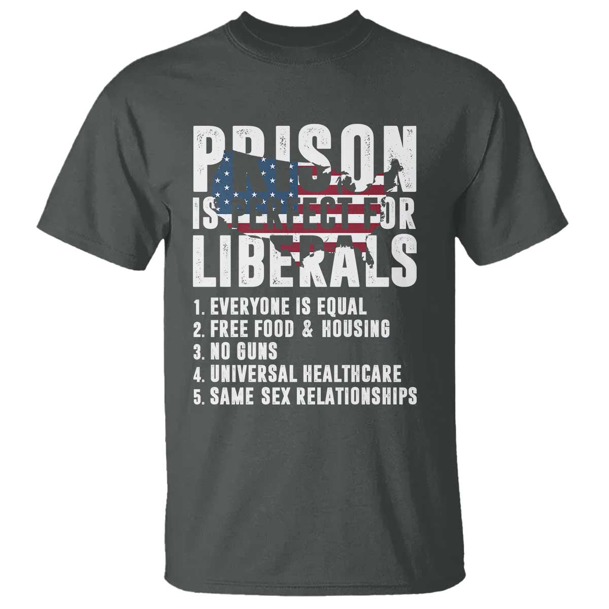 Prison Is Perfect For Liberals T Shirt Anti Liberal Quote