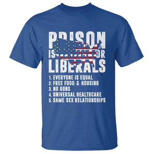 Prison Is Perfect For Liberals T Shirt Anti Liberal Quote