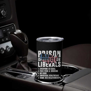 Prison Is Perfect For Liberals Tumbler Cup Anti Liberal Quote